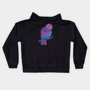 Cute Night Owl Kids Hoodie